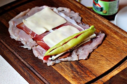 Куриные рулетики