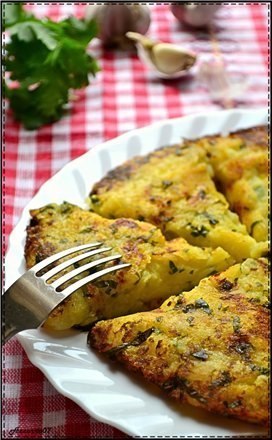 Чесночный картофель