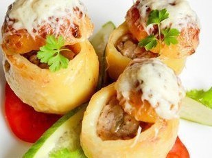 Картофель фаршированный