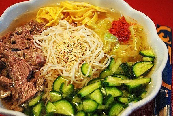 Кукси (холодный корейский суп)