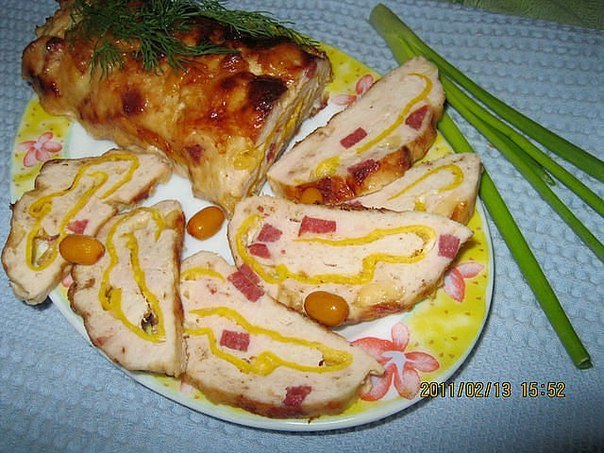 Куриный рулет