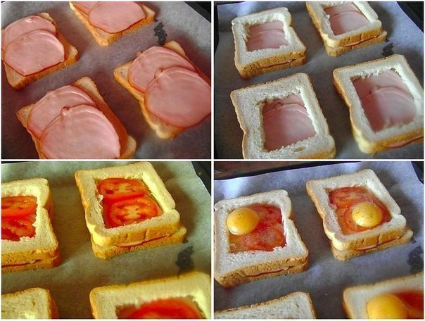Необычный и вкусный бутерброд