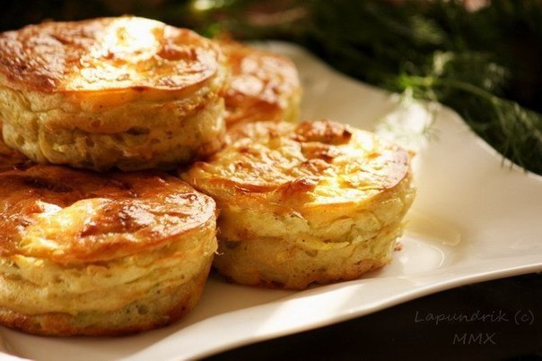 Оладьи с кабачками и творогом