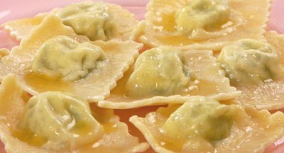 Пельмени с сыром и зеленью