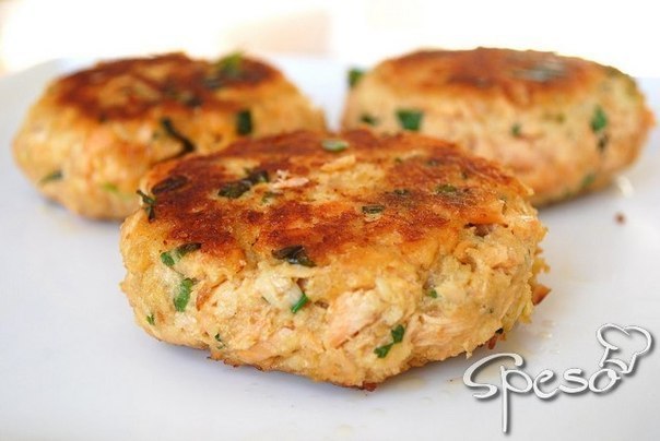 Полезные и очень вкусные котлеты из лосося 