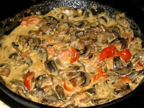 СЛИВОЧНО-ГРИБНОЙ СОУС