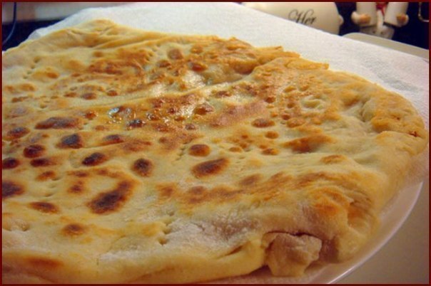 Тоненькие лепёшки с картофельной начинкой