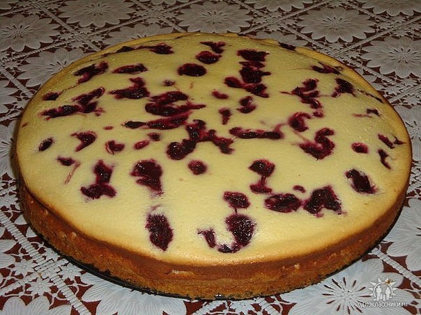 ТВОРОЖНЫЙ ПИРОГ С ЯГОДАМИ