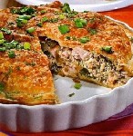 Быстрый куриный пирог 