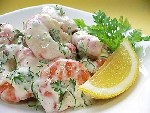 Салат из креветок