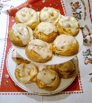 Тыквенно-морковные розочки