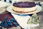 Творожный чизкейк с черникой