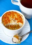 Творожный десерт с фруктами