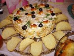 Закусочный тортик Крекер Крабовый