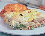 Запеканка с куриными фрикадельками
