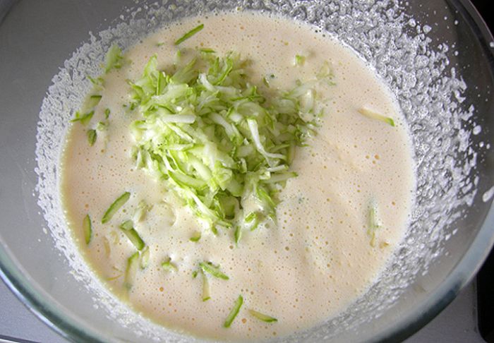 Пирог с кабачками