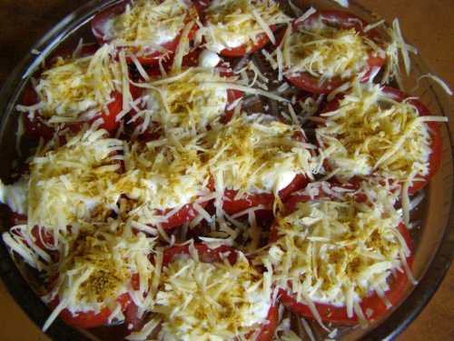 Помидоры с сыром