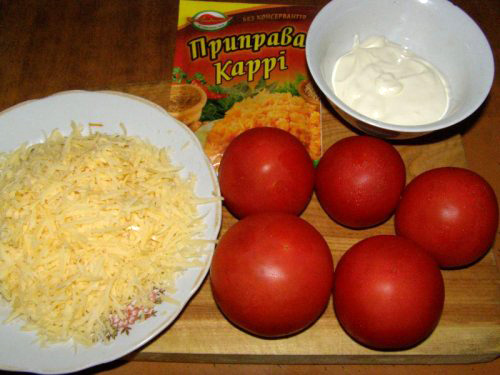 Помидоры с сыром