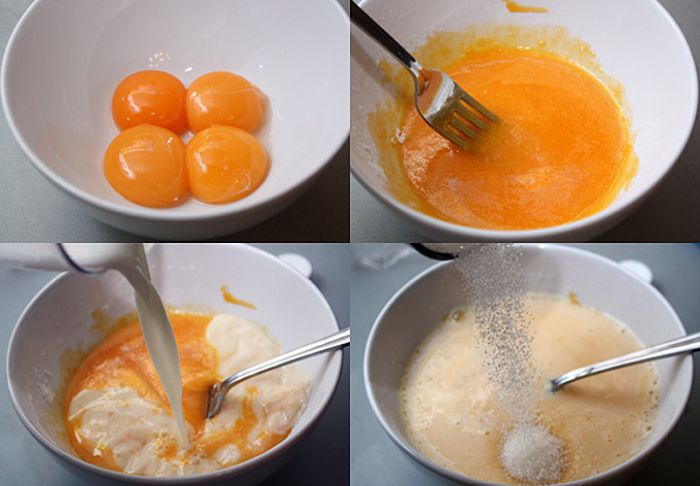 Торт из безе с кремом