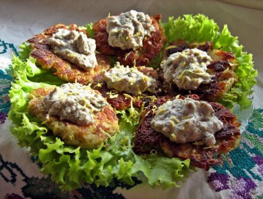 Закуска «Картофельные монетки»